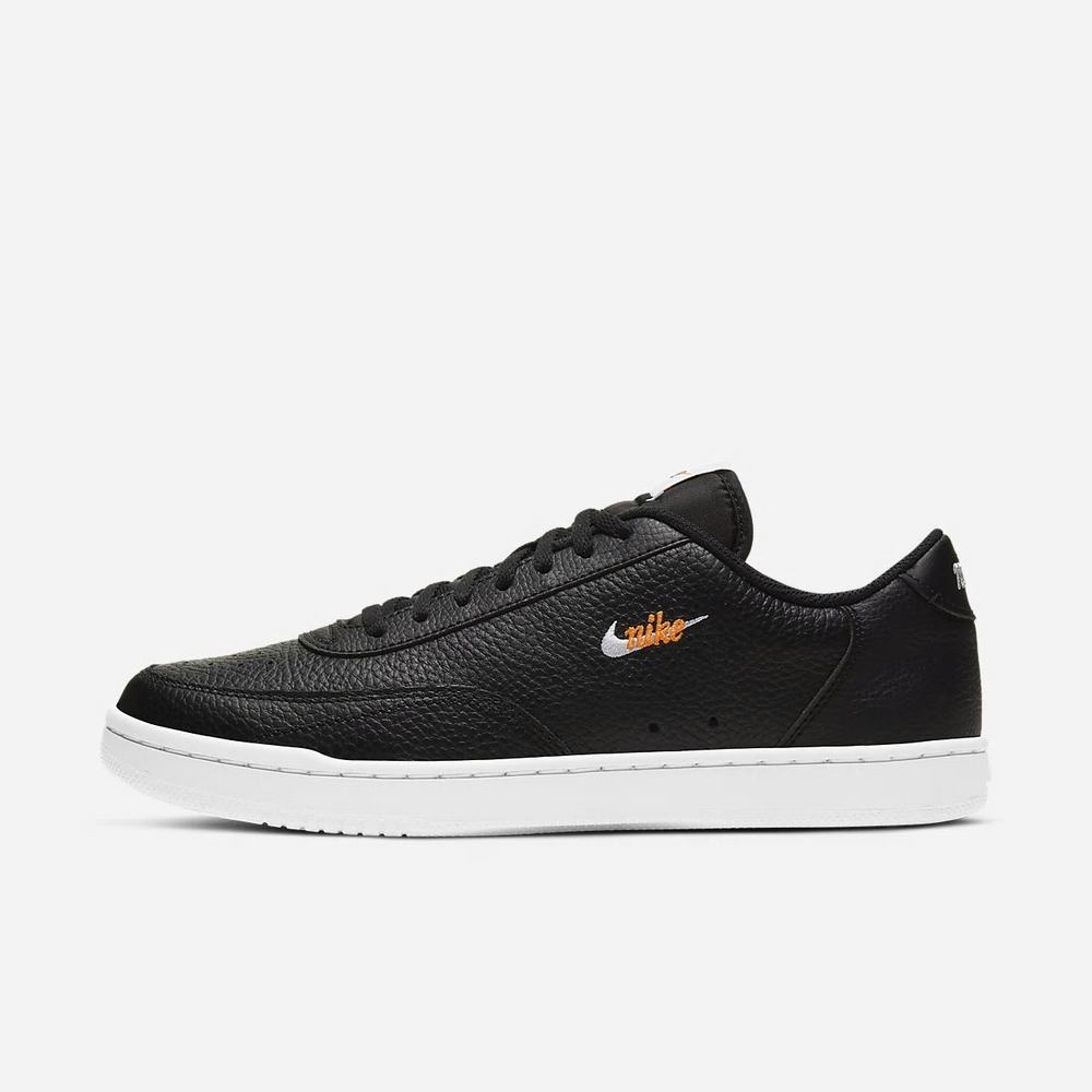 Sneakers Nike Court Vintage Premium Noir 1207-463 Black/Total Orange/White Homme | OEX-85796389